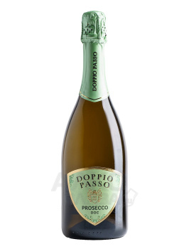 Doppio Passo Prosecco DOC - игристое вино Доппио Пассо Просекко ДОК 0.75 л белое брют