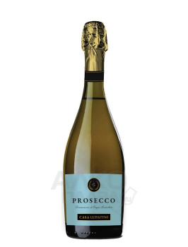 Casa Lupatini Prosseco Brut DOC - игристое вино Каза Лупатини Просекко Брют 0.75 л белое брют