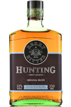 Beluga Hunting Berry Bitter - ликер десертный Белуга Хантинг Ягодный Биттер 0.25 л фляжка