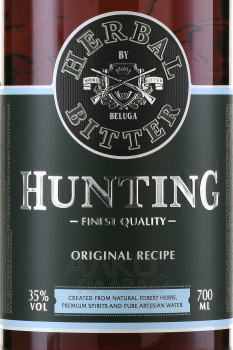 Beluga Hunting Herbal Bitter - ликер Белуга Хантинг Травяной Биттер 0.7 л