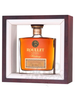 Roullet Heritage Grande Champagne gift box - коньяк Рулле Эритаж Гранд Шампань 0.7 л в п/у с деревянной рамкой