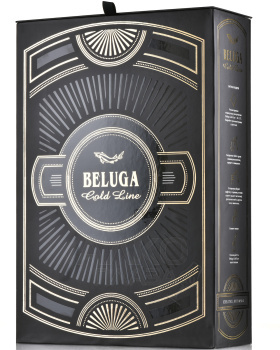Beluga Gold Line - водка Белуга Золотая Линия 0.75 л в п/у промонабор + шейкек