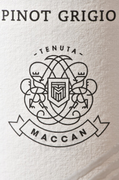Maccan Pinot Grigio Friuli DOC - вино Маккан Пино Гриджо Фриули 0.75 л белое сухое