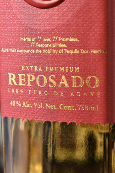 Don Nacho Tributo Extra Premium Reposado 100% Puro de Agave - текила Дон Начо Трибуто Экстра Премиум Репосадо 100% Пуро де Агава 0.75 л