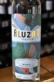 Aluzar Tequila Blanco - текила Алюзар Бланко 0.7 л