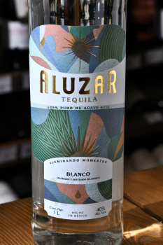 Aluzar Tequila Blanco - текила Алюзар Бланко 1 л