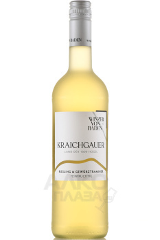 Winzer von Baden Riesling & Gewurztraminer - вино Винцер фон Баден Рислинг & Гевюрцтраминер 2021 год 0.75 л белое полусладкое