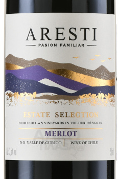 Aresti Estate Selection Merlot - вино Арести Истейт Селекшн Мерло 0.75 л красное полусухое