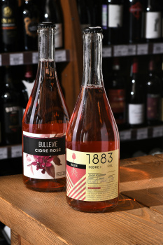 Bullevie 1883 Rose - сидр традиционный Бюльви 1883 розовый полусухой 0.75 л