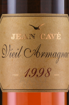 Jean Cave Vieil Armagnac - арманьяк Жан Каве Вьей 1998 год 0.7 л в д/у