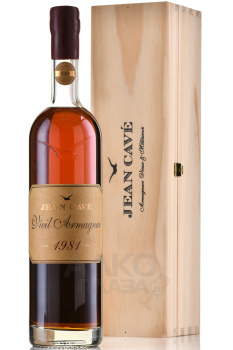 Jean Cave Vieil Armagnac - арманьяк Жан Каве Вьей 1981 год 0.7 л в д/у