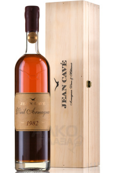 Jean Cave Vieil Armagnac - арманьяк Жан Каве Вьей 1982 год 0.7 л в д/у