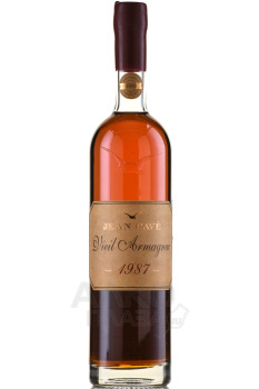 Jean Cave Vieil Armagnac - арманьяк Жан Каве Вьей 1987 год 0.7 л в д/у