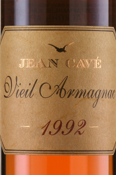 Jean Cave Vieil Armagnac - арманьяк Жан Каве Вьей 1992 год 0.7 л в д/у