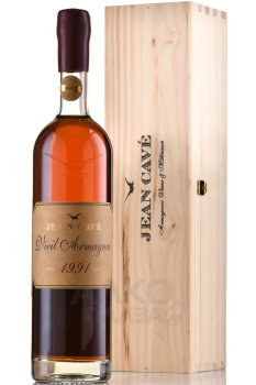 Jean Cave Vieil Armagnac - арманьяк Жан Каве Вьей 1991 год 0.7 л в д/у