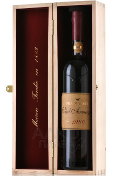 Jean Cave Vieil Armagnac - арманьяк Жан Каве Вьей 1980 год 0.7 л в д/у