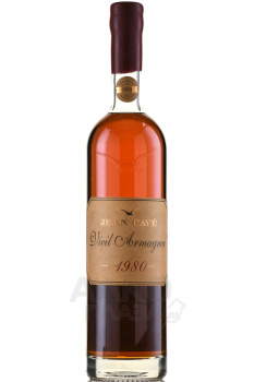 Jean Cave Vieil Armagnac - арманьяк Жан Каве Вьей 1980 год 0.7 л в д/у