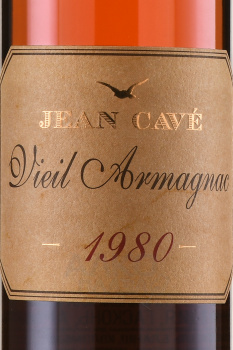 Jean Cave Vieil Armagnac - арманьяк Жан Каве Вьей 1980 год 0.7 л в д/у