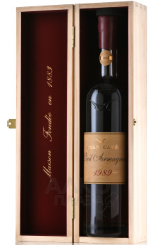 Jean Cave Vieil Armagnac - арманьяк Жан Каве Вьей 1989 год 0.7 л в д/у