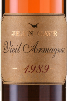Jean Cave Vieil Armagnac - арманьяк Жан Каве Вьей 1989 год 0.7 л в д/у