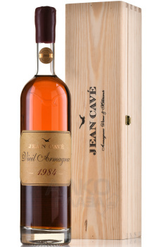 Jean Cave Vieil Armagnac - арманьяк Жан Каве Вьей 1984 год 0.7 л в д/у
