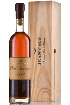 Jean Cave Vieil Armagnac - арманьяк Жан Каве Вьей 1965 год 0.7 л в д/у