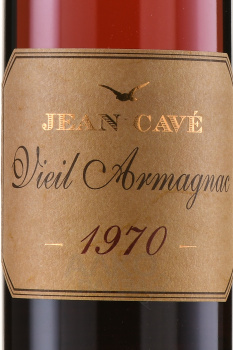 Jean Cave Vieil Armagnac - арманьяк Жан Каве Вьей 1970 год 0.7 л в д/у