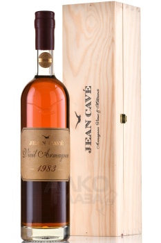 Jean Cave Vieil Armagnac - арманьяк Жан Каве Вьей 1983 год 0.7 л в д/у