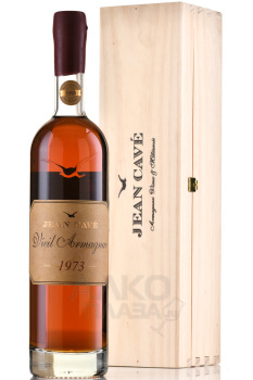 Jean Cave Vieil Armagnac - арманьяк Жан Каве Вьей 1973 год 0.7 л в д/у