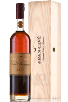 Jean Cave Vieil Armagnac - арманьяк Жан Каве Вьей 1971 год 0.7 л в д/у