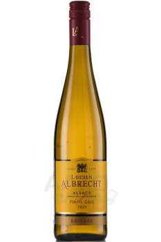 Pinot Gris Reserve Lucien Albrecht Alsace - вино Пино Гри Резерв Люсьен Альбрешт Эльзас 0.75 л белое полусухое