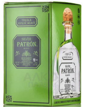 Patron Silver - текила Патрон Сильвер 0.7 л