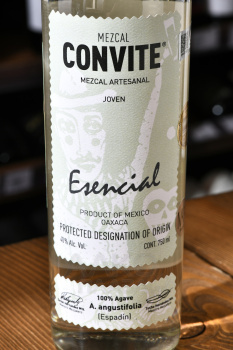 Convite Esencial Joven - мескаль Конвите Эсенсиаль Ховен 100% Агава 0.055 л