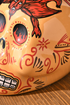Tequila Kah Reposado (skull) 100% blue agave - текила Ках Репосадо 0.7 л (череп) 100% голубой агавы