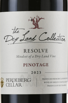 The Dry Land Collection Resolve Pinotage - вино Драй Лэнд Коллекшн Резолв Пинотаж 0.75 л красное сухое