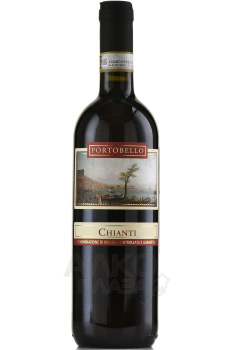 Portobello Chianti DOCG - вино Портобелло Кьянти 0.75 л красное сухое