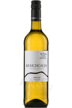 Winzer von Baden Kraichgauer Riesling - вино Винцер фон Баден Рислинг 0.75 л белое полусухое