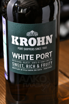 Krohn Porto White - портвейн Крон Порто Уайт 0.75 л белый