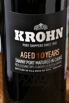 Krohn Porto Tawny 10 Years Old - портвейн Крон Порто Тони 10 лет 0.75 л