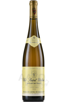 Zind-Humbrecht Pinot Gris Rangen de Thann Clos Saint Urbain Alsace AOC - вино Зинд-Умбрехт Пино Гри Ранген де Танн Кло Сент Урбен 0.75 л белое сухое