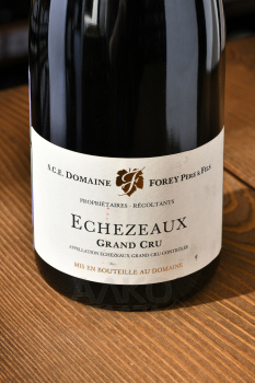 Domaine Forey Pere et Fils Echezeaux Grand Cru - вино Домэн Форе Пер э Фис Эшезо Гран Крю 0.75 л красное сухое