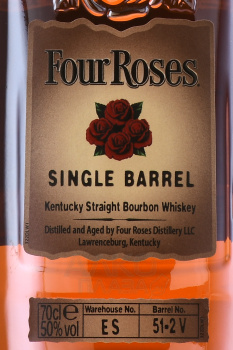 Four Roses Single Barrel - виски Фо Роузес Сингл Баррел 0.7 л