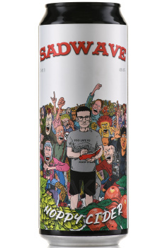Rebel Apple Sadwave - сидр Рэбель Эппл Сэдвейв Сайдер 0.45 л полусухой в ж/б