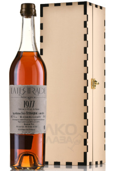 Laterrade Bas Armagnac Brut de Fut 1977 - арманьяк Латеррад Ба-Арманьяк Брют де Фут 1977 год 0.7 л
