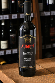 Mildiani Akhasheni - вино Милдиани Ахашени 0.75 л красное полусладкое