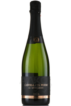 Cava Masachs Castell del Terme Kosher Brut - вино игристое Кава Кастель дель Терм Кошер 0.75л белое брют (кошерное)