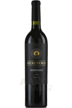 Malbec Grand Reserve Hereford - вино Герфорд Гран Резерв Мальбек сухое 0.75 л