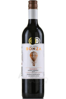 The Great Bonza Reserve Shiraz-Cabernet - вино Грейт Бонза Резерв Шираз-Каберне полусухое 0.75 л