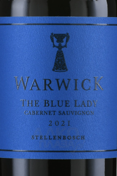 Warwick Blue Lady Cabernet Sauvignon - вино Ворвик Блю Леди Каберне Совиньон 0.75 л красное сухое