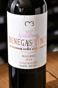 Benegas Lynch La Encerrada Estate Single Vineyard Malbec - вино Бенегас Линч Ла Энсеррада Истейт Сингл Виньярд Мальбек 0.75 л красное сухое